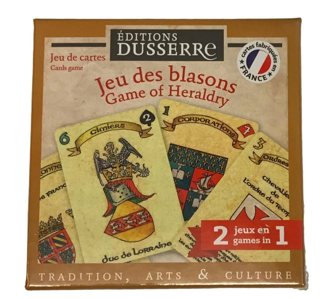 7 familles Dussere - Jeu des blasons 7 Familles Dussere - Jeu Des Blasons -Rouge et Noir Magasin 7 familles dussere jeu des blasons cartes enfants 970868