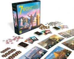 ASMODEE 7 Wonders -Rouge et Noir Magasin 7 wonders jeu de plateau de strategie 120097