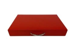 Backgammon Cuir Véritable GM - Rouge - Renzo Romagnoli -Rouge et Noir Magasin backgammon cuir veritable gm rouge renzo romagnoli backgammon en cuir 549503