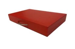 Backgammon Cuir Véritable GM - Rouge - Renzo Romagnoli -Rouge et Noir Magasin backgammon cuir veritable gm rouge renzo romagnoli backgammon en cuir 736262