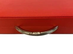 Backgammon Cuir Véritable GM - Rouge - Renzo Romagnoli -Rouge et Noir Magasin backgammon cuir veritable gm rouge renzo romagnoli backgammon en cuir 982289