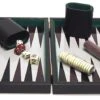 HOT Backgammon De Voyage Magnétique - Vinyle Noir