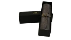 Backgammon De Voyage - Roulable - Cuir Gris -Rouge et Noir Magasin backgammon de voyage roulable cuir gris backgammon en cuir de voyage 933260