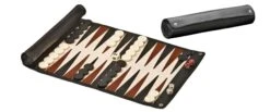 Philos Backgammon De Voyage - Roulable - Style Cuir