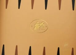 Backgammon De Voyage - Style Cuir - Marron -Rouge et Noir Magasin backgammon de voyage style cuir marron backgammon en cuir vegan de voyage 273838