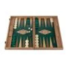 Backgammon En Noyer - Vert