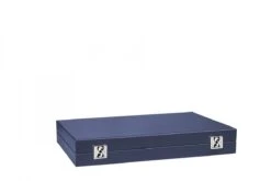 Backgammon Hector Saxe - Buffle Bleu De France - Grand -Rouge et Noir Magasin backgammon hector saxe buffle bleu de france grand backgammon en cuir 557316