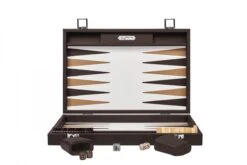 Backgammon Hector Saxe - Buffle Chocolat - Grand