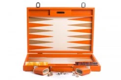 Backgammon Hector Saxe - Buffle Orange - Compétition