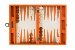Backgammon Hector Saxe - Buffle Orange - Moyen 4 Backgammon Hector Saxe - Buffle Orange - Moyen -Rouge et Noir Magasin backgammon hector saxe buffle orange moyen backgammon en cuir 835831