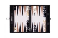 Backgammon Hector Saxe- Jean's Noir / Cuir - Moyen 2 Backgammon Hector Saxe- Jean's Noir / Cuir - Moyen -Rouge et Noir Magasin backgammon hector saxe jeans noir cuir moyen backgammon en cuir cadeau bel objet 849156