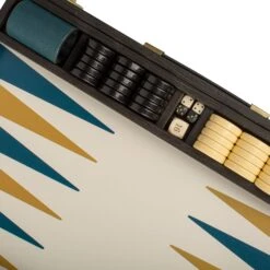 Backgammon Manopoulos Bois Et Cuir - Compétition - Grand Prix -Rouge et Noir Magasin backgammon manopoulos bois et cuir competition grand prix backgammon en bois marquete et cuir vegan cadeau adulte luxe 2915321