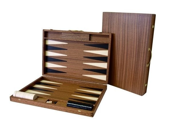 Backgammon Ulbrich - Acajou - MM Backgammon Ulbrich - Acajou - MM -Rouge et Noir Magasin backgammon ulbrich acajou mm backgammon en bois marquete 984093