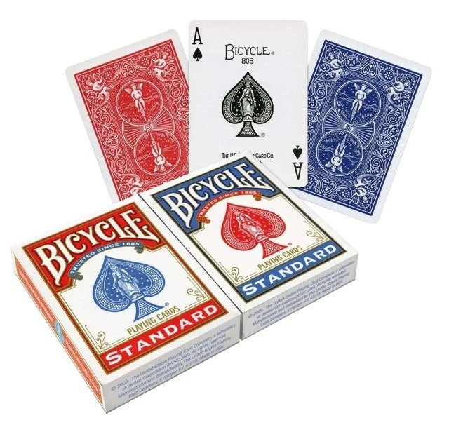 Bicycle Standard - à l'unité Bicycle Standard - à L'unité -Rouge et Noir Magasin bicycle standard a lunite cartes de poker et de magie 571515