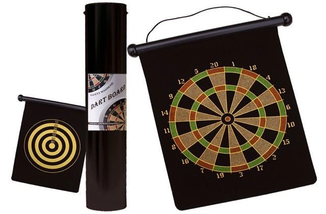 Cible Magnétique Cible Magnétique -Rouge et Noir Magasin cible magnetique ensemble de flechettes 490478