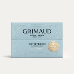 Coffret Bridge Grimaud - Nouvelle édition Luxe - Bleu Dauphin / Rouge Corail -Rouge et Noir Magasin coffret bridge grimaud nouvelle edition luxe bleu dauphin rouge corail jeu de cartes coffret bridge a jouer coffret de cartes luxe 233825