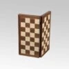 Coffret D'échecs En Bois Pliant - Ulbrich - Noyer / Erable Moucheté