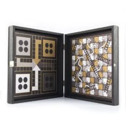 Coffret Multijeux Wengé -Rouge et Noir Magasin coffret multijeux wenge coffret multijeux jeu traditionnel dadas echecs backgammon oies 473845