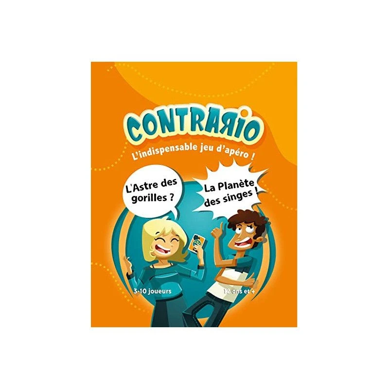 Contrario ASMODEE Contrario -Rouge et Noir Magasin contrario jeu de plateau dambiance et de vivacite 172020