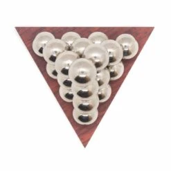 CT Pyramide Triangle -Rouge et Noir Magasin ct pyramide triangle casse tete en metal pyramide 860260