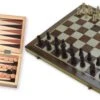HOT Echecs / Backgammon Noyer - 30 X 15 Cm