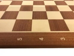 Echiquier Compétition Acajou - Lettré-Chiffré -Rouge et Noir Magasin echiquier competition acajou lettre chiffre echiquier classique jeu de dames 231155