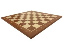 Echiquier Compétition Acajou - Lettré-Chiffré -Rouge et Noir Magasin echiquier competition acajou lettre chiffre echiquier classique jeu de dames 586669