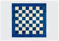 Echiquier Laqué - Bleu