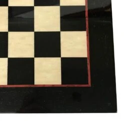 Echiquier Laqué - Noir -Rouge et Noir Magasin echiquier laque noir jeu dechecs echiquier classique et decoratif 977109
