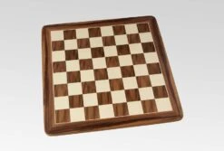 Echiquier Noyer / Bords Ronds