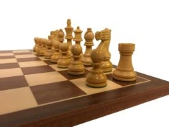 Ensemble Deluxe - Acajou -Rouge et Noir Magasin ensemble deluxe acajou ensemble dechecs classique 763157