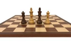 Ensemble Deluxe - Noyer -Rouge et Noir Magasin ensemble deluxe noyer ensemble dechecs classique 666287