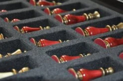 Ensemble Luxe Métal Et Perle - Rouge Et Or -Rouge et Noir Magasin ensemble luxe metal et perle rouge et or ensemble dechecs classique et decoratif luxe 405148