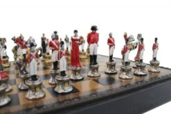 Ensemble Napoléon - Peint à La Main 2 Ensemble Napoléon - Peint à La Main -Rouge et Noir Magasin ensemble napoleon peint a la main ensemble echecs decoratif 938373