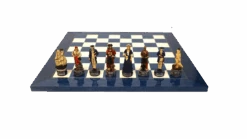 Ensemble Pirates Contre La Marine - Laqué Bleu -Rouge et Noir Magasin ensemble pirates contre la marine laque bleu ensemble echecs decoratif 942379