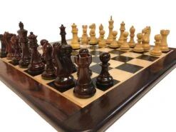 Ensemble Suprême Bois De Rose - Laqué -Rouge et Noir Magasin ensemble supreme bois de rose laque ensemble echecs classique 306694