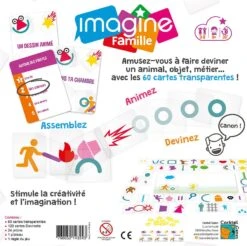 ASMODEE Imagine - Famille -Rouge et Noir Magasin imagine famille jeu de plateau dambiance et de vivacite jeu enfants 245488