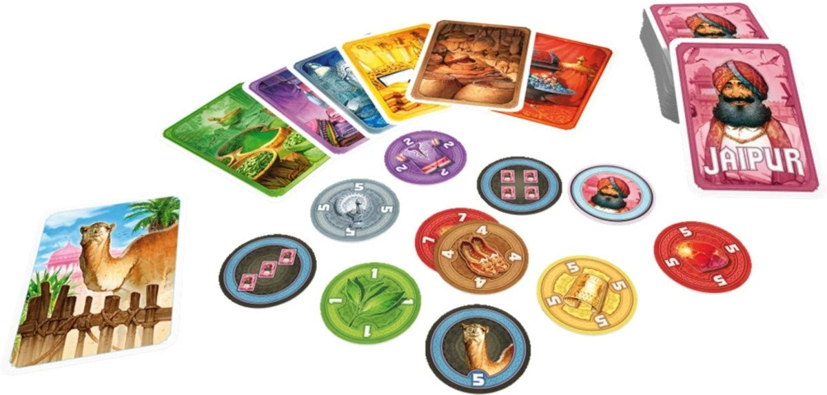 Jaipur ASMODEE Jaipur -Rouge et Noir Magasin jaipur jeu de plateau de strategie a deux 173332