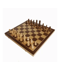 Jeu D'échecs Pliant - 38 Cm - Noyer Magnétique