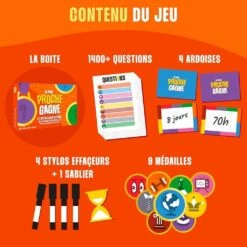 ASMODEE Le Plus Proche Gagne -Rouge et Noir Magasin le plus proche gagne jeu de questions 464782