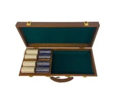 Mallette De 500 Jetons - Bois Avec Racks - Sunshine - 14,5 Gr -Rouge et Noir Magasin mallette de 500 jetons bois avec racks sunshine 145 gr mallette de poker en aluminium coffret de poker de luxe cadeau bel objet 591790 1