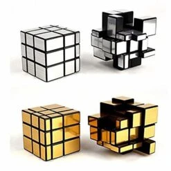 Mirror Cube - Silver / Gold -Rouge et Noir Magasin mirror cube silver gold casse tete autre cube rubick 721755