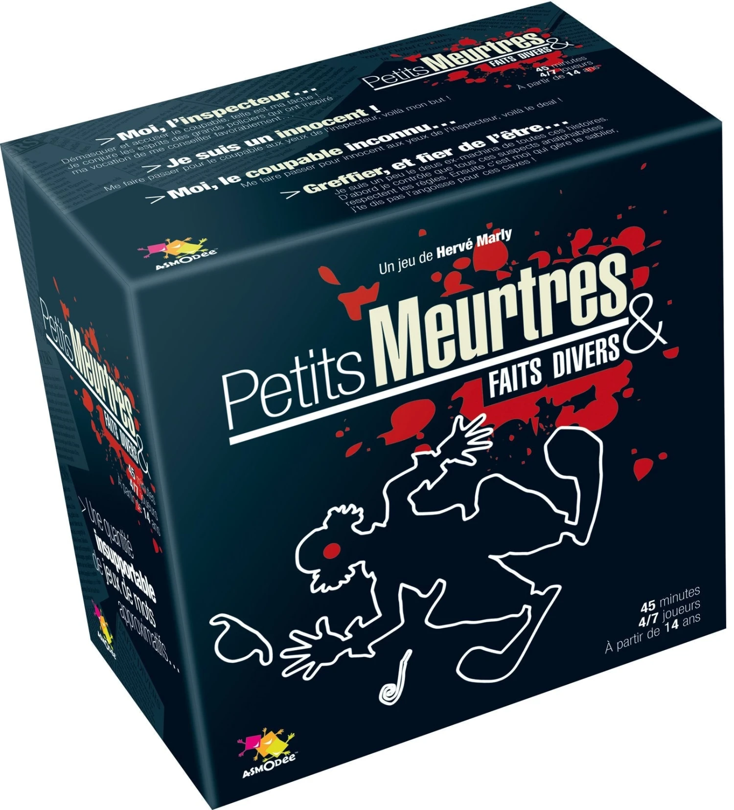 Petits Meurtres & Faits divers ASMODEE Petits Meurtres & Faits Divers -Rouge et Noir Magasin petits meurtres faits divers jeu de plateau de roles enfants 923419