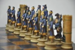 Pièces D’échecs Croisés / Sarazins -Rouge et Noir Magasin pieces dechecs croises sarazins pieces dechecs decoratives figuratives 973910