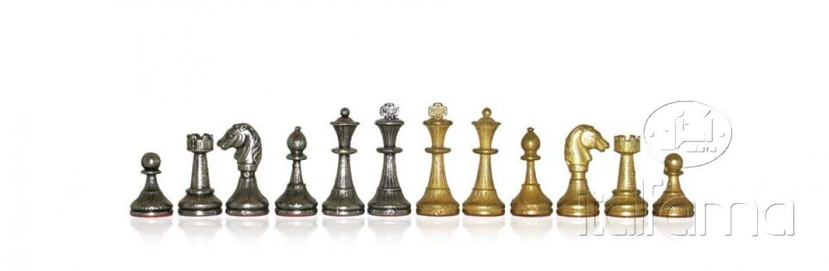 Pièces d'échecs en métal - Mignon - Fait à la main Pièces D'échecs En Métal - Mignon - Fait à La Main -Rouge et Noir Magasin pieces dechecs en metal mignon fait a la main jeu dechecs pieces dechecs classiques et decoratives 988112