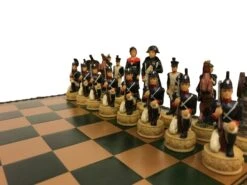 Pièces Napoléon Vs Russes - Résine - Peint à La Main -Rouge et Noir Magasin pieces napoleon vs russes resine peint a la main pieces dechecs decoratives figuratives 248386