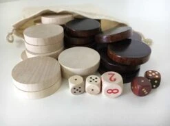 Pions Backgammon En Bois Ulbrich