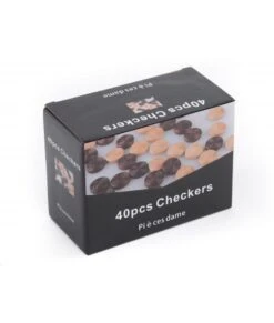 Pions De Dames / Backgammon En Bois Mouluré - 32 Mm