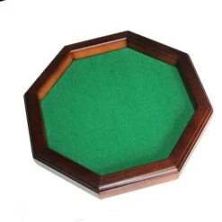 Piste En Bois Octogonale - Hêtre Massif Teinte Acajou