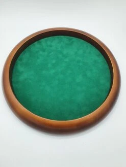 Piste Ronde En Bois - Hêtre Massif Teinte Acajou